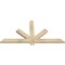 Ekena Millwork Kennewick Rough Sawn Timber Gable Bracket, Douglas Fir, 60"W x 30"H x 2"D x 4"F, 12/12 Pitch GBW060X30X0204KEN00RDF - alternate 4